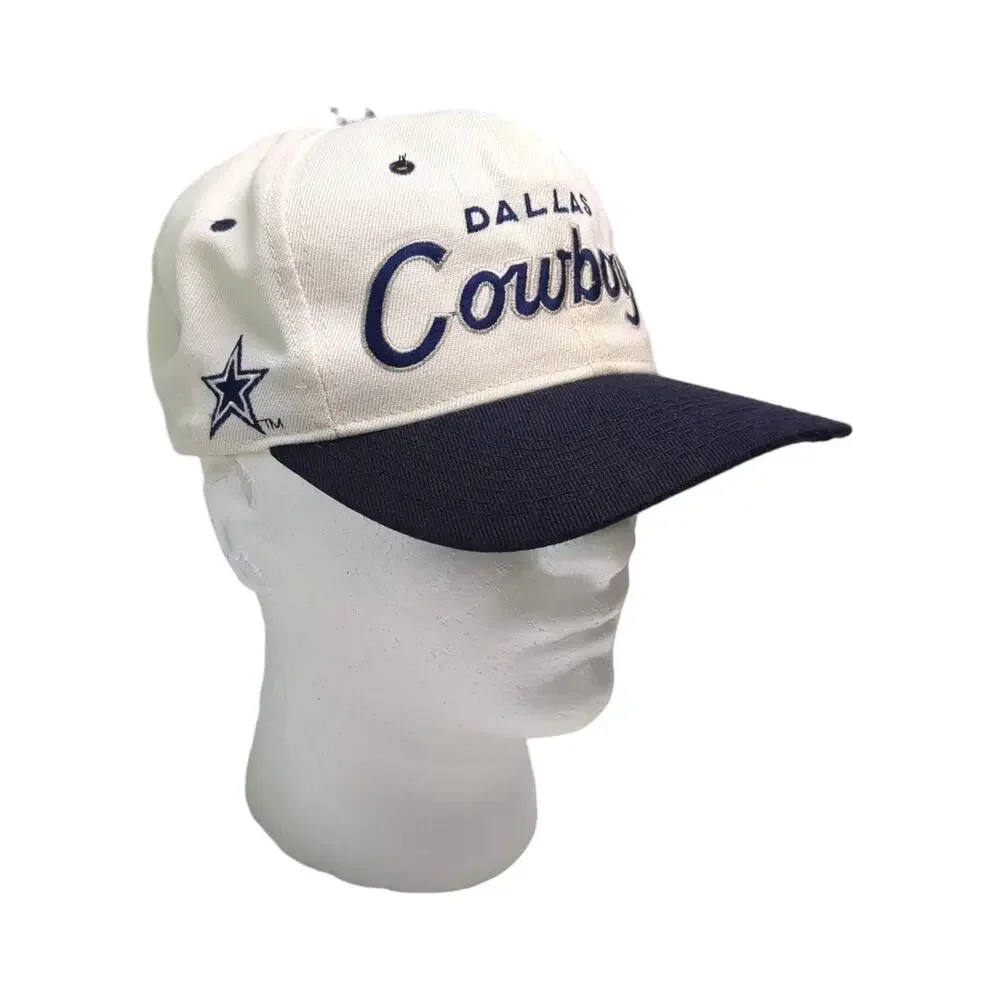 Vintage 90's Dallas Cowboys Sports Specialties The Twill Script Snapback Flawed